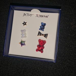 Betsey Johnson All American assorted earrings
